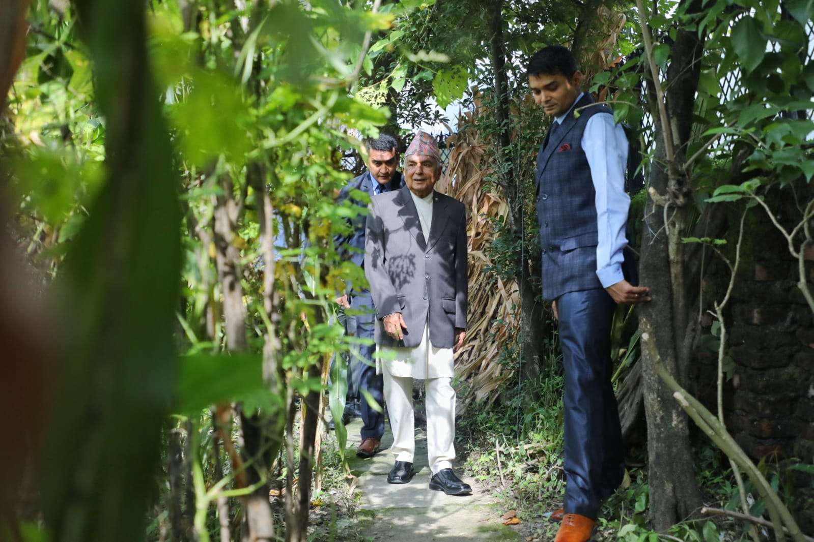 निर्वाचित भएको पाँच महिनापछि निजी निवास पुगे राष्ट्रपति
